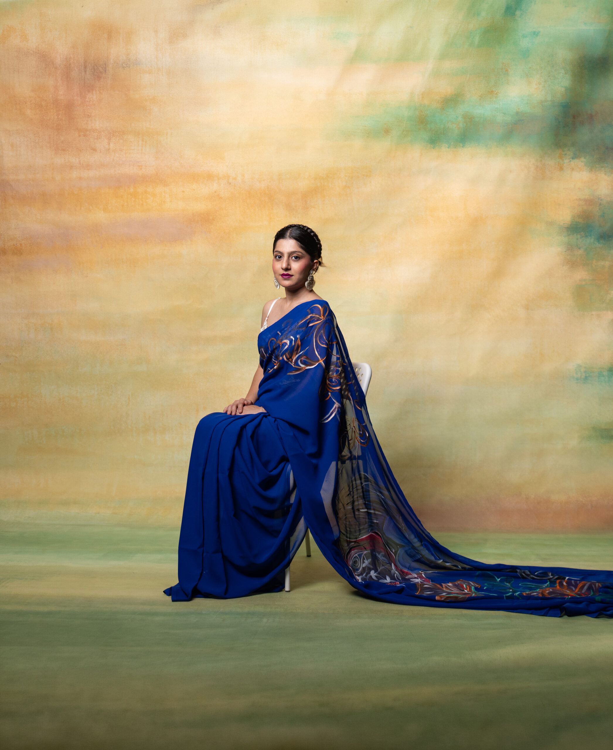 floral soul in blue